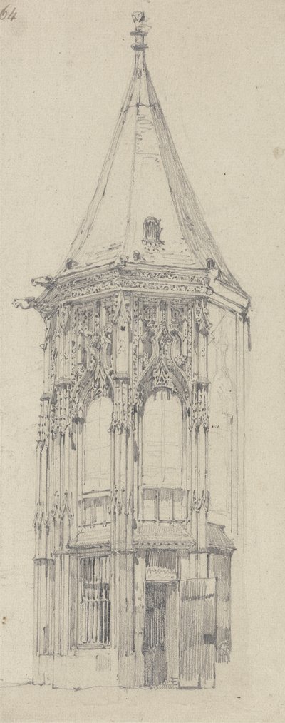 Palais de Justice, Rouen by Richard Parkes Bonington